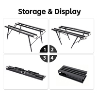 Nouvelle arrivée, table de pique-nique pliable portable en aluminium robuste, légère, combinée, pour le camping tactique en plein air, cuisine IGT