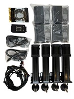 Châssis de simulation de course automobile G-Force Dynamic Driving Motion 4DOF en aluminium avec kits d'actionneurs à moteur, course de 150 mm, 750 W, série 6000, pour simulateur de course automobile MOZA