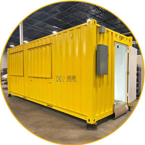 Mobile Shipping Container Restaurant Modified Restaurant Steel Structure Bar Coffee Shop Prefabricated 20ft Container <b>House</b> - Product Image 5