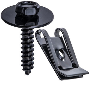 M4.2 Universal Mudguard <b>Washer</b> Bolts U Clips Hex Head Bolts For Engine Splash Guard Repair Replacement - Product Image 2
