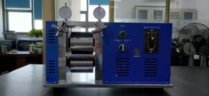 Battery Electrode <strong>Calendering</strong> <strong>Machine</strong> Electric Horizontal Roller Aligning Rolling Press Roller <strong>Machine</strong>