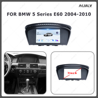 Écran tactile multimédia Aijia pour BMW Série 5 E60 2004-2010, cadre de radio de voiture, panneau de navigation Carplay 7 pouces