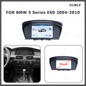 Aijia Panneau d'écran tactile multimédia pour <span class=keywords><strong>BMW</strong></span> Série 5 E60 2004-2010 Car Radio Fascia Frame 7inch Carplay Navigation Panel Trim - Product Image 6