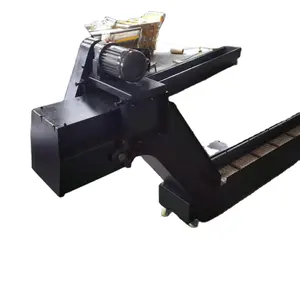 Plate Remove Machine Metal Cnc Lathe Chain Tank Screw Wood Chip Conveyor