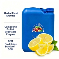 Solution concentrée d'enzyme de citron de qualité alimentaire en fût de 25 kg, extrait de fermentation vitaminique, personnalisation OEM, extraits végétaux pour