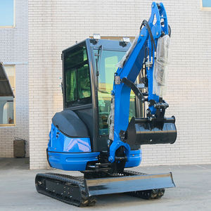 Livraison gratuite, certifié CE, moteur Kubota, mini-excavatrice agricole/de jardin de 2 tonnes, excavatrice sur chenilles avec godet - Product Image 3