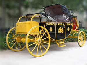 El Príncipe carruaje clásico caballo real transporte/estilo moderno carruaje real/diseño personalizado a caballo {ZD-RC17} - Product Image 3
