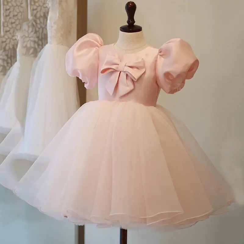 Yeni stil çocuk yaz bebek kız prenses parti elbise kızlar için 11 ila 12 yıl