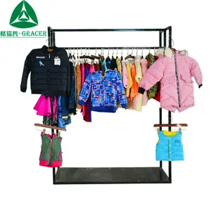 중국 공급 업체 수출 사용 옷 Bales 가격 구매자 어린이 겨울 착용