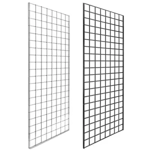 Waterproof 2'x6' welded wire mesh gridwall panels movable fence panels