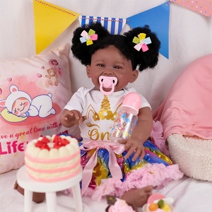 Muñeco <span class=keywords><strong>Reborn</strong></span> Lifereborn, Bebé <span class=keywords><strong>Reborn</strong></span> Niño, Vinilo Suave, 24 Pulgadas, Adorable Muñeco <span class=keywords><strong>Reborn</strong></span> Afroamericano Realista para Niños - Product Image 4