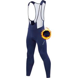 Collant con bretelle <span class=keywords><strong>da</strong></span> ciclismo <span class=keywords><strong>da</strong></span> <span class=keywords><strong>uomo</strong></span> 3D imbottito invernale termico freddo pantaloni con bretelle <span class=keywords><strong>da</strong></span> bici <span class=keywords><strong>Leggings</strong></span> lunghi <span class=keywords><strong>da</strong></span> bicicletta - Product Image 1
