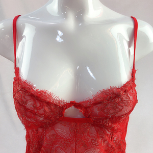 Or Paillettes Cils Nuisette En Dentelle et En Maille <span class=keywords><strong>De</strong></span> Cordes <span class=keywords><strong>Dos</strong></span> <span class=keywords><strong>Nu</strong></span> Lingerie Nuisette Robe Femmes Sexy Rouge Vêtements <span class=keywords><strong>De</strong></span> Nuit - Product Image 5