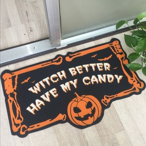 Custom Sublimation Printed Outdoor <b>Rubber</b> Happy Halloween <b>Doormats</b> - Product Image 5