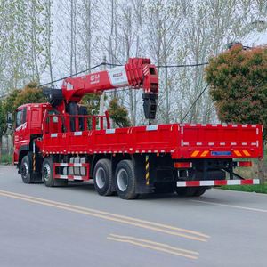 Camion de fret Dongfeng 8X4 avec grue télescopique de 14 tonnes pour le levage d'infrastructure municipale - Product Image 6