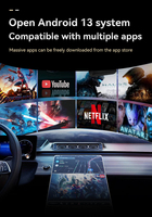 Adaptador de Caja AI para Auto con Android 13, Puerto USB, Carplay, 2G+16GB/4G+32GB, YouTube para Auto