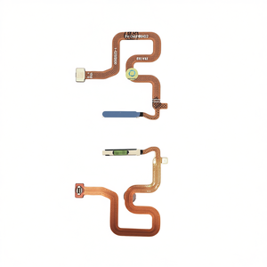 Cable flexible del botón lateral del Oppo Realme 6 con sensor de huellas dactilares, pieza de repuesto azul claro - Product Image 2