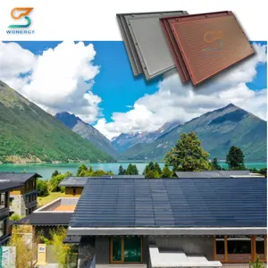 Sangobuild ubin atap tenaga surya 90W, harga lembaran atap fotovoltaik warna gelang atap