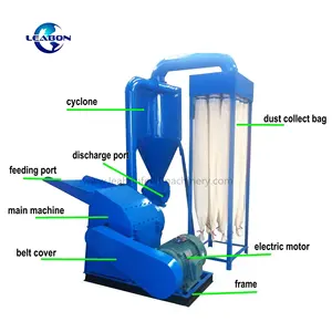 CE Farm Used Maize Soybean Hammer Mill Machine Rice Husk Forest Waste Wood 9FQ Crusher