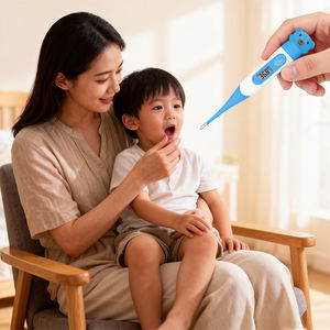 Großhandel Multifunktionale Hygienische Spitzen-Orale Thermometer Sofortablesung Medizinisches Digitales Thermometer - Product Image 1