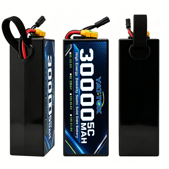 High Energy 14S 30Ah Semi-Solid State Drone Battery for Agricultural UAVs Long Endurance Enhanced Flight Safety