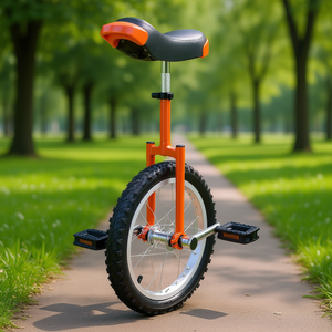 Rudones Monocycle 16 pouces avec cadre en aluminium, vélo tout-terrain à vitesse unique pour la conduite en extérieur - Product Image 2