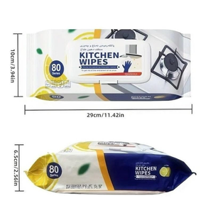 Toallitas de Limpieza Ecológicas para Cocina, Toallitas Húmedas Desechables No Tejidas, Eliminan Grasa y Aceite - Product Image 2