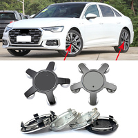 60mm 61mm 68mm 69mm 135mm pour Audi A3 A4 A5 A6 A7 A8 Q3 Q5 Q7 Cache-moyeux de roue de voiture, emblèmes et accessoires