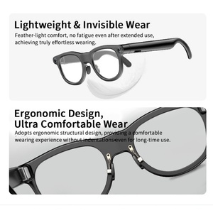 Lunettes Intelligentes G30 en Promotion : IA, 8 Mégapixels, Batterie 270 mAh, 2 Go de Mémoire, Reconnaissance <span class=keywords><strong>Photo</strong></span> IA, <span class=keywords><strong>Traduction</strong></span> et Q&A pour Hommes et Femmes - Product Image 3