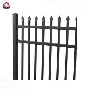 Panneaux de clôture en fer forgé de jardin de clôture en acier noir de conceptions de haute qualité - Product Image 3