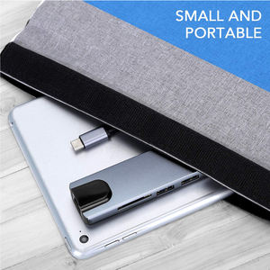 Hub USB 3.0 TUTI in Lega di Alluminio di Alta Qualità, Adattatore Multiporta SD TF PD 100W HDTV 4k30hz RJ45 1000Mbps 8-in-1 Docking Station - Product Image 4