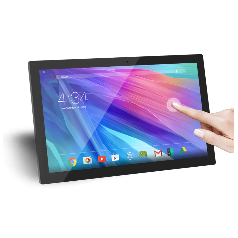 13.3 21.5 Inch Android Industrial Tablet Touch Screen Panel Pc Tablet Rj45 Poe