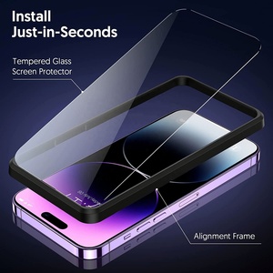 Protection d'écran en <span class=keywords><strong>verre</strong></span> <span class=keywords><strong>trempé</strong></span> transparent 9H haute alumine de qualité supérieure pour iPhone 17 Air 16 15 14 13 Pro Max S26 S25 S24 Plus <span class=keywords><strong>Ultra</strong></span> - Product Image 6