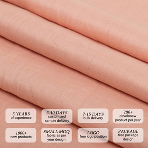 Venta al por mayor de fábrica: Tela 100% Ramio Transpirable, Ecológica, Antiestática y Ligera para Vestidos, Camisas y Faldas de Verano, 58G - Product Image 4