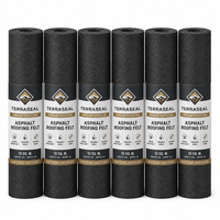 Petroleumbitumen Pro-Grade Hochabsorbierend 15lb 30lb Gesättigter Asphalt Filz für Wohngebäude Holzdach Terrasse