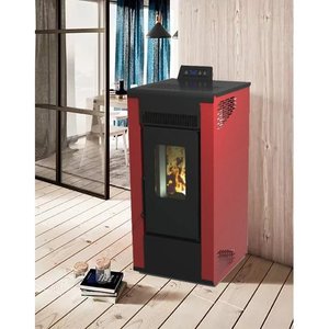 Poêle à granulés 'ROXY' 7,87 kW - Bordeaux - Product Image 3