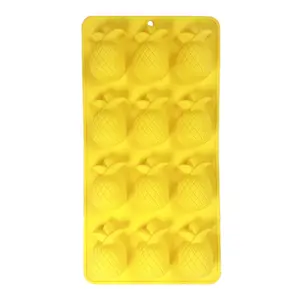 Schokoladen form Tablett Ananas Shapre Silikon Eiswürfel Party Hersteller perfekt für DIY gefrorenes Eis, Pudding, Gelee Süßigkeiten