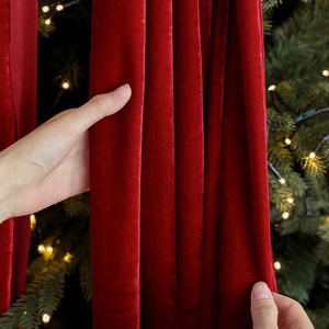 Lazo de Terciopelo Rojo Reutilizable y Duradero de Gran Tamaño para Decoración de Árbol de Navidad de LANJO Factory - Product Image 5