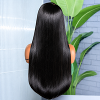 Perruques Lace Front en Cheveux Humains Vierges Double Drawn 13x4, Bob Ultra-Lisse, Dentelle Transparente, Cheveux Chinois Vierges de Qualité Mink