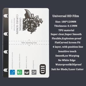 Feuilles de film hydrogel TPU économique HD/MAT/CONFIDÉCITÉ, protecteur d'écran flexible universel incurvé pour téléphone portable, pour machine de découpe - Product Image 5