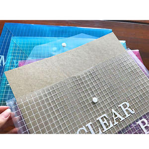 Enveloppes <span class=keywords><strong>en</strong></span> plastique, lot de 12 enveloppes, avec fermeture à boutons pression, <span class=keywords><strong>en</strong></span> plastique de qualité - Product Image 1