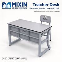 Ensemble table et chaise pour enseignant certifié DepEd, ensemble de bureau pour enseignant robuste, mobilier de classe pour l'enseignement aux Philippines