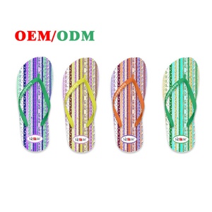 Sandalias de Playa Nicecin para Mujer, Chanclas de PE con Estampado Geométrico de Diamantes Personalizadas, Sandalias de Verano Suaves de EVA, OEM ODM - Product Image 2