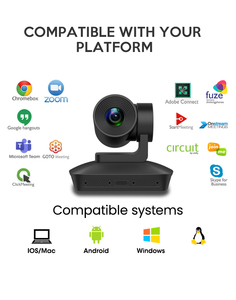 Système de Conférence Sans Fil Équipement Professionnel Caméra Vidéo PTZ 1080P 10X MW2024 Système de Conférence Sans Fil MW2024 - Product Image 4
