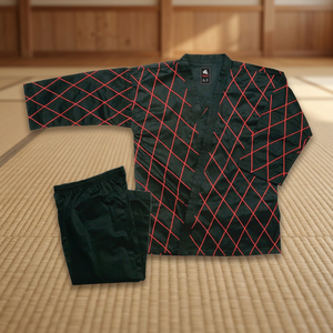Tenues d'arts martiaux Kendo professionnelles personnalisables, ensemble veste et pantalon, polyester/coton léger, impression numérique - Product Image 3