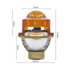 ไฟหน้า LED FANKAI T5 เลนส์แบบลำแสงคู่ กำลังสูง 70W 30000LM 6000K สำหรับการอัพเกรดรถยนต์ - Product Image 3