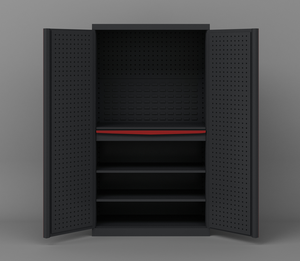 <span class=keywords><strong>2</strong></span> распашные двери металлические регулируемые полки Шкаф для хранения тяжелых гаражных Инструментов Шкаф для хранения с высоким качеством - Product Image 3