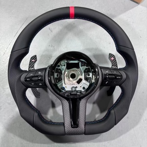 Accesorios de Fibra de Carbono para Volante de Coche de Cuero para BMW Serie F10 F11 F20 F21 F30 F31 F34 F32 F33 F36 F22 F23 F48 M3 M5 <span class=keywords><strong>E</strong></span> - Product Image 1