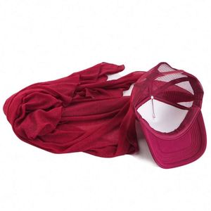 New Design Summer Fashion Beach Hijab Head Scarf Women Plain Shawl Instant Hijab with Baseball Cap Common Fabric - Product Image 2