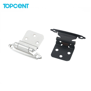 Pour Topcent 1/<span class=keywords><strong>2</strong></span> \ "charnières de <span class=keywords><strong>porte</strong></span> en métal nickelé de haute qualité pour bureau à domicile entrée extérieure chambre école hôpital - Product Image 1